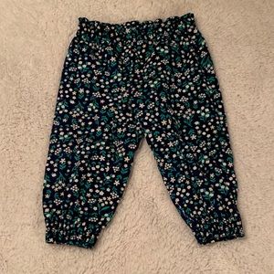 🧶Carter’s Floral Boho Pants 12 Months